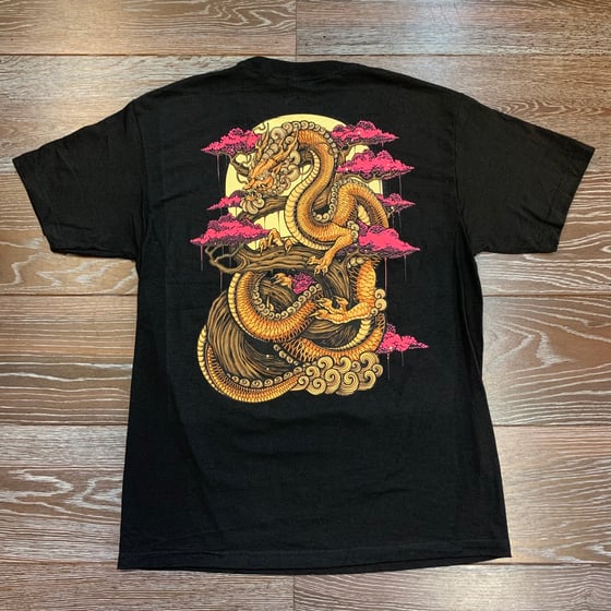 Image of Year Of The Dragon Men's Black T-shirt 