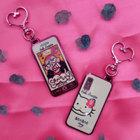 Image 2 of Jesse Hello Kitty Phone Metal Keychain
