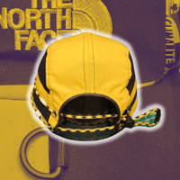 Image 4 of Black/Yellow NORTH FACE 5 panel hat (1/2)