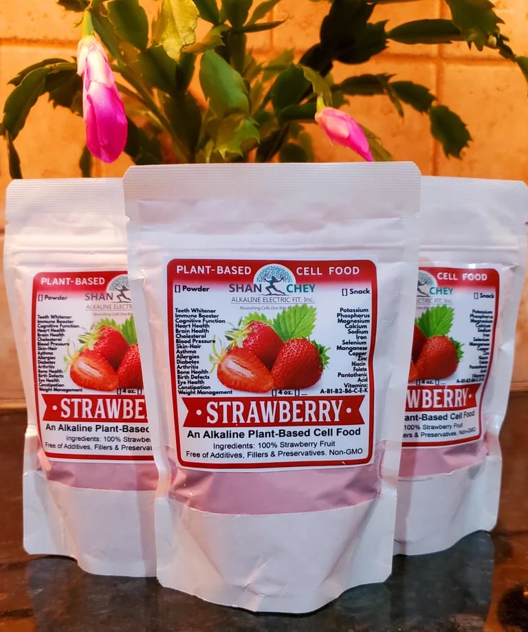 Freeze-Dried Strawberry Powder.