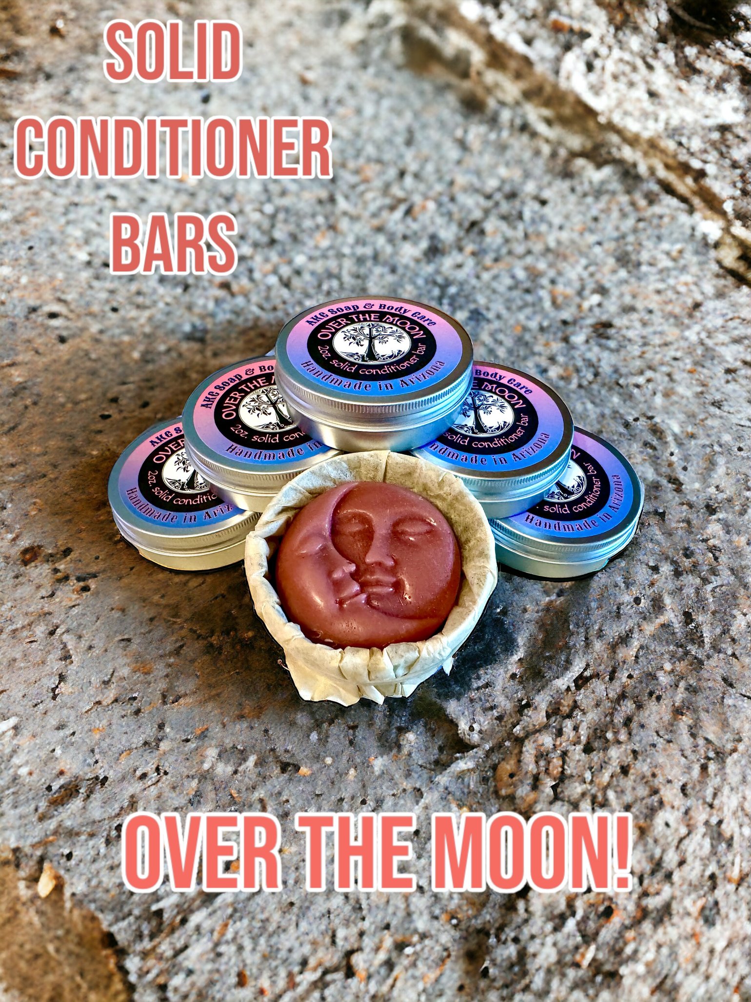 Image of "Over the Moon" - pH Balancing Solid Conditioner Bar