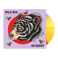 Image 3 of Wild RED / OK Buddy - “Split” Vinyl