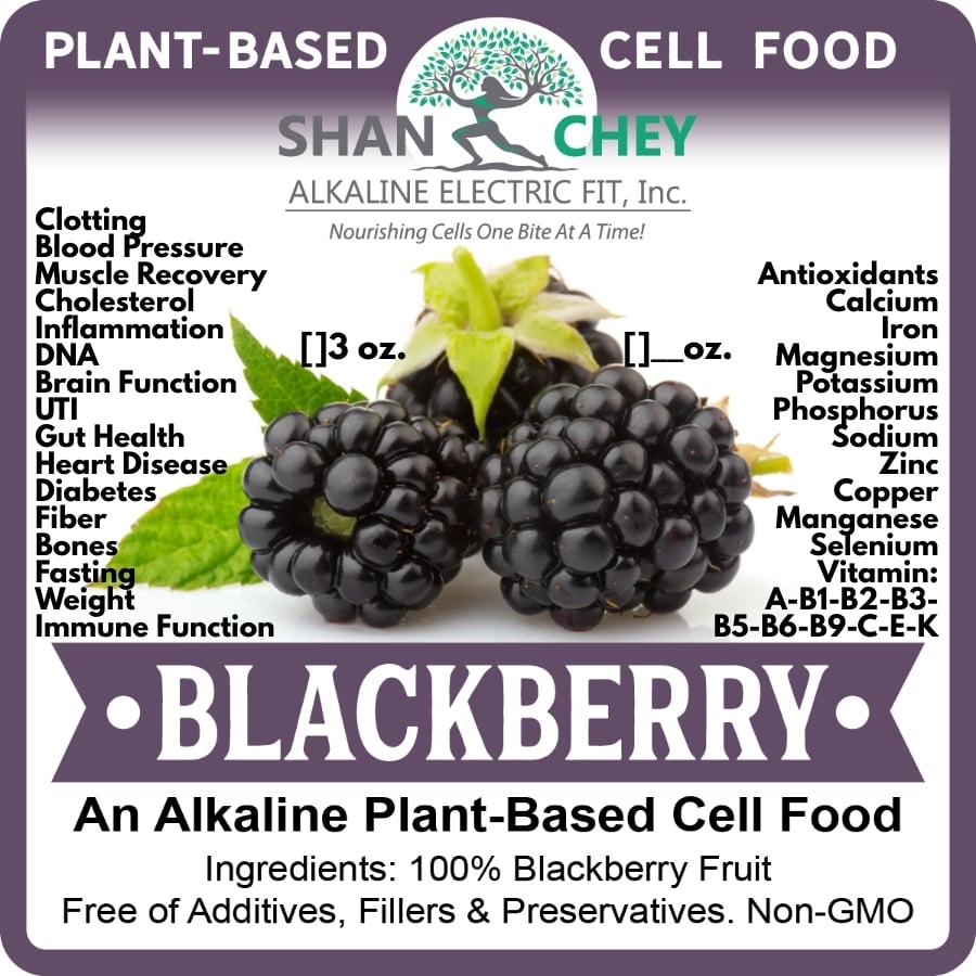 Freeze-Dried Brazilian Blackberry Powder. Blood Pressure-Muscle-Cholesterol-DNA-Brain