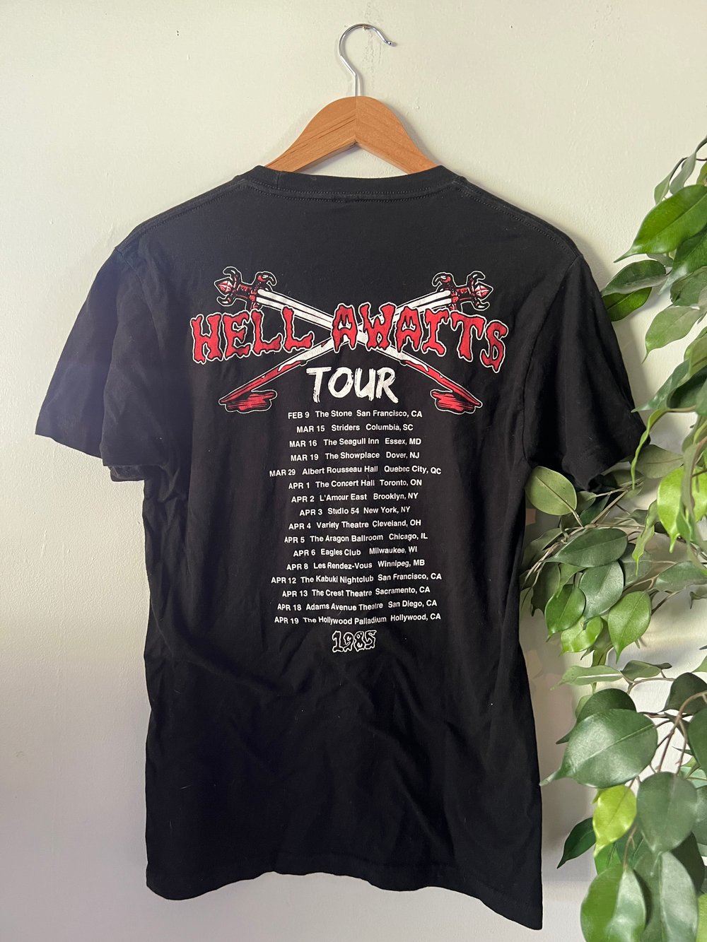 Image of Slayer tour 1985 