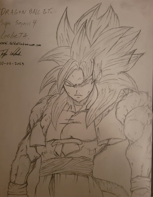 DRAGONBALL GT - SUPER SAYAIN 4 GOGETA