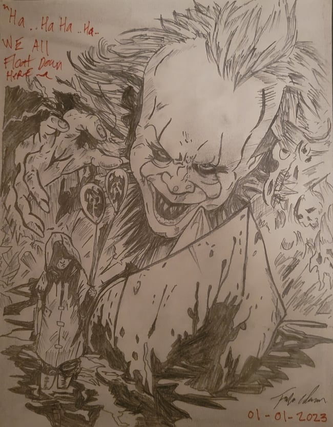 IT- HA HA HA WE ALL FLOAT DOWN HERE GEORGYY