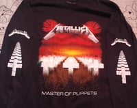 Image 1 of Metallica Master of puppets LONG SLEEVE.