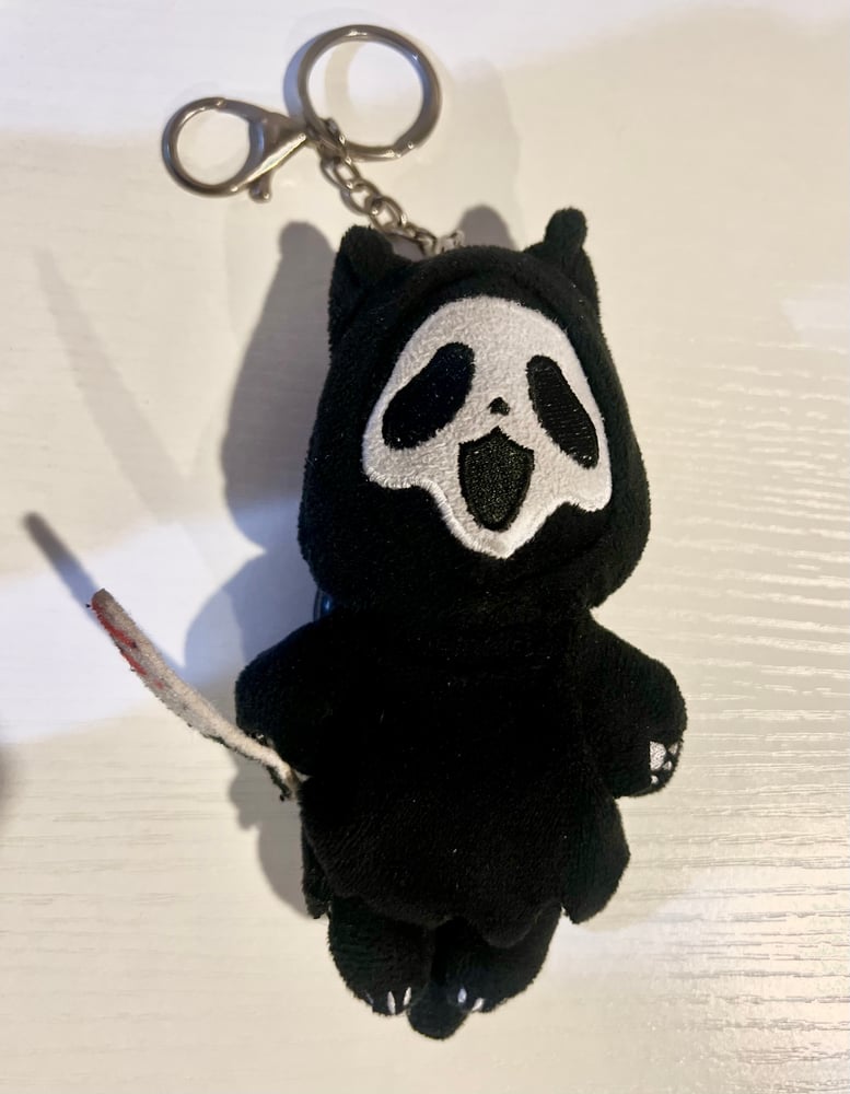 Image of Ghostface Cat Keychain