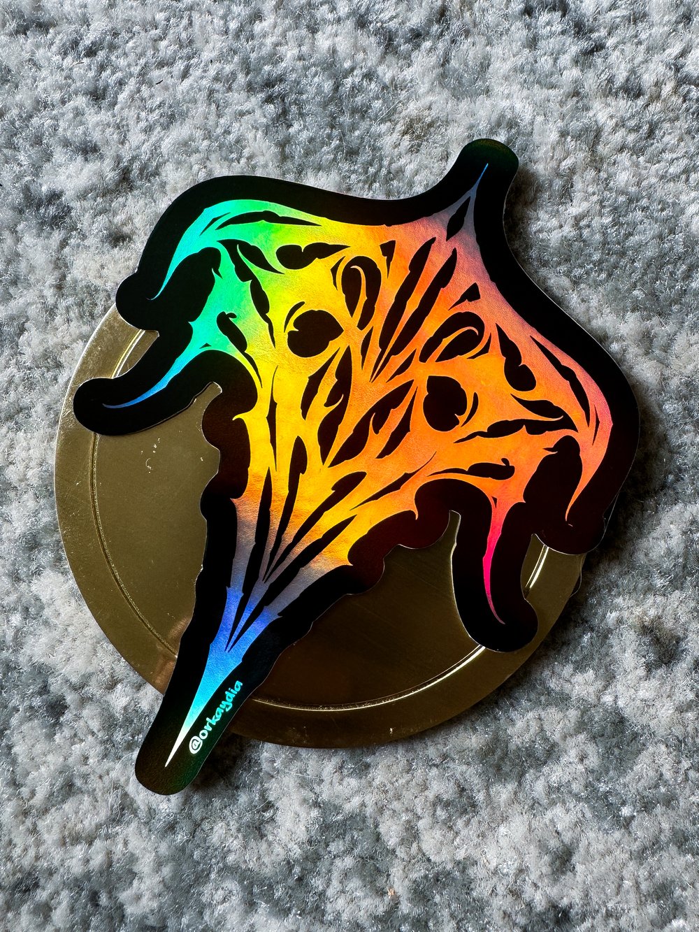 Holographic Ornament Sticker
