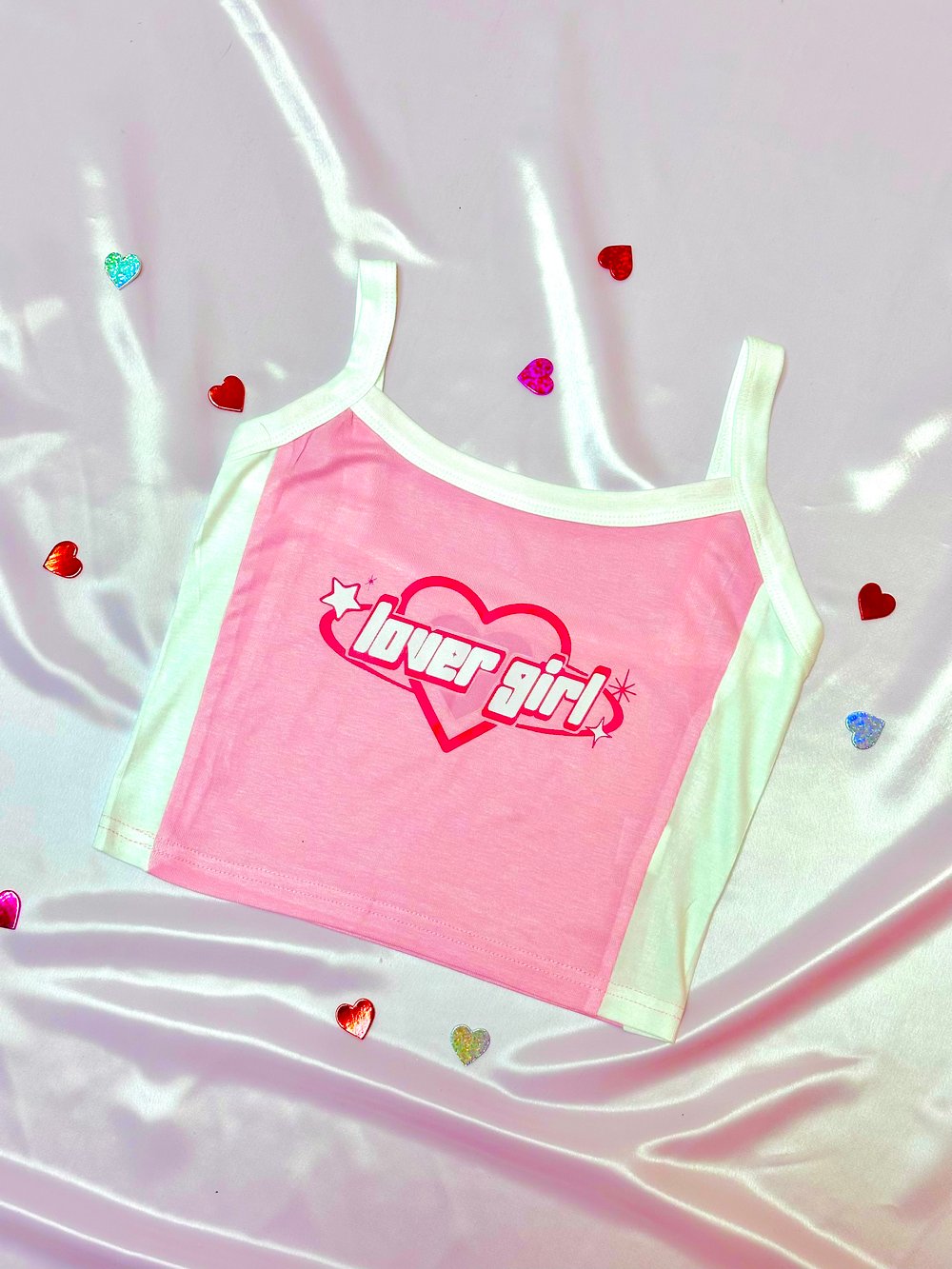 Image of 💘💖LOVER GIRL PINK CROP TANK 💘💖