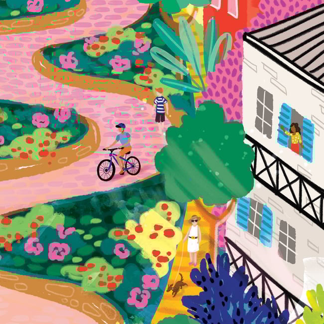 LOMBARD STREET - ART PRINT
