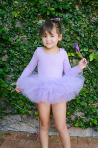 Fluffy Tutu Leotard Bodysuit - Girl’s Tulle Dress 