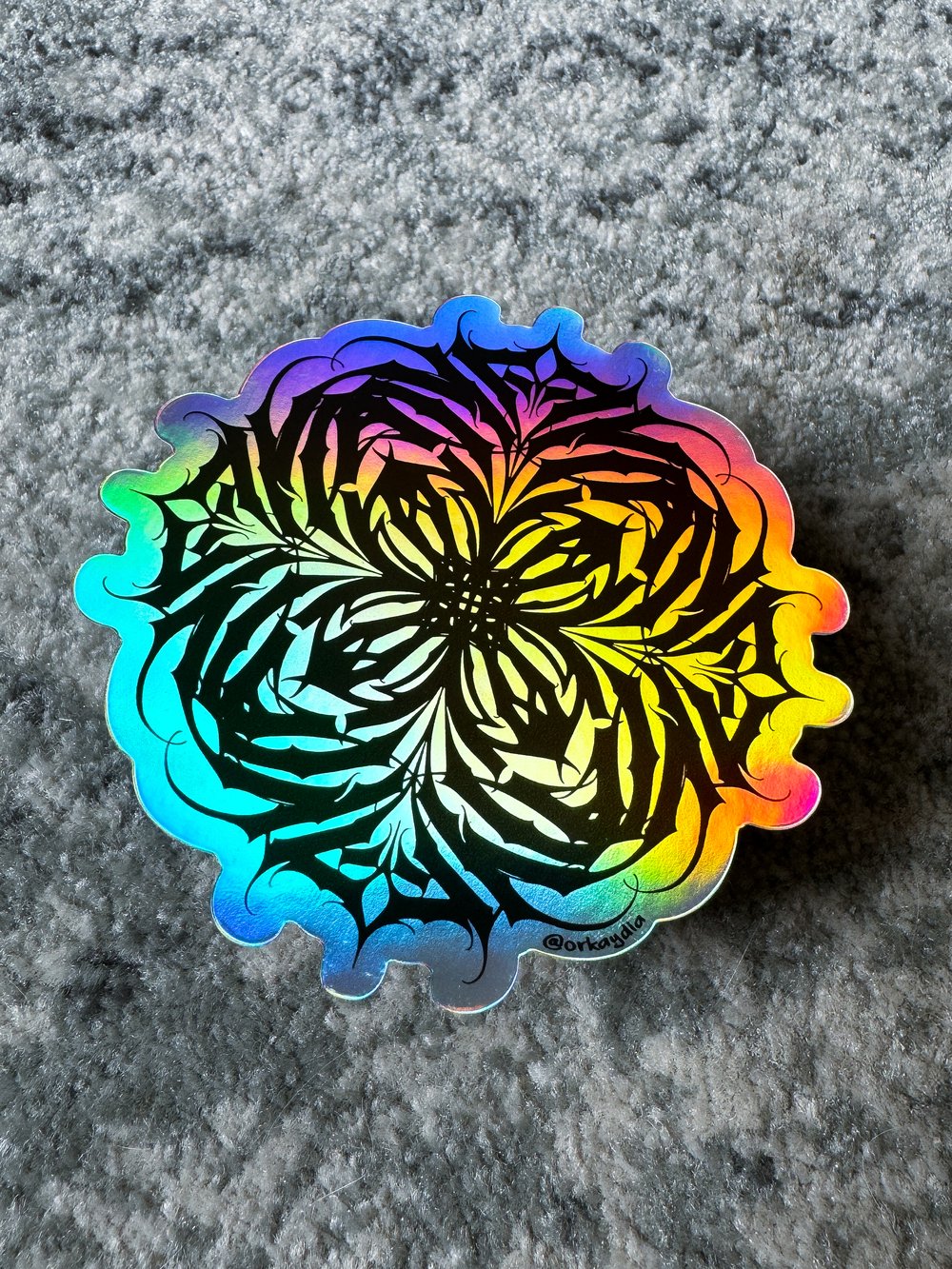 Holographic Circle Sticker