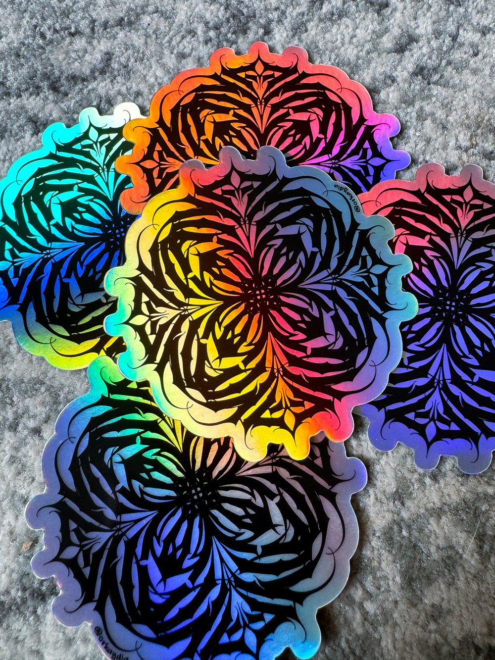 Holographic Circle Sticker