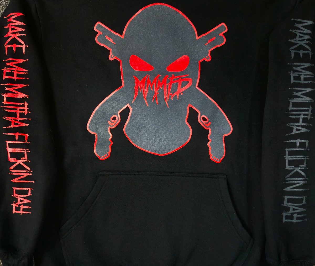 GOREHOP SHOP — M.M.M.F.D SKI MASK LOGO HOODIE