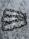 Long Calligraphy Sticker