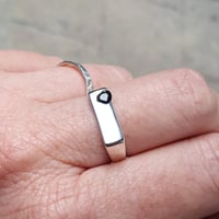 Image 1 of Sapphire Signet Ring