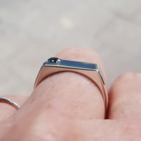 Image 2 of Sapphire Signet Ring