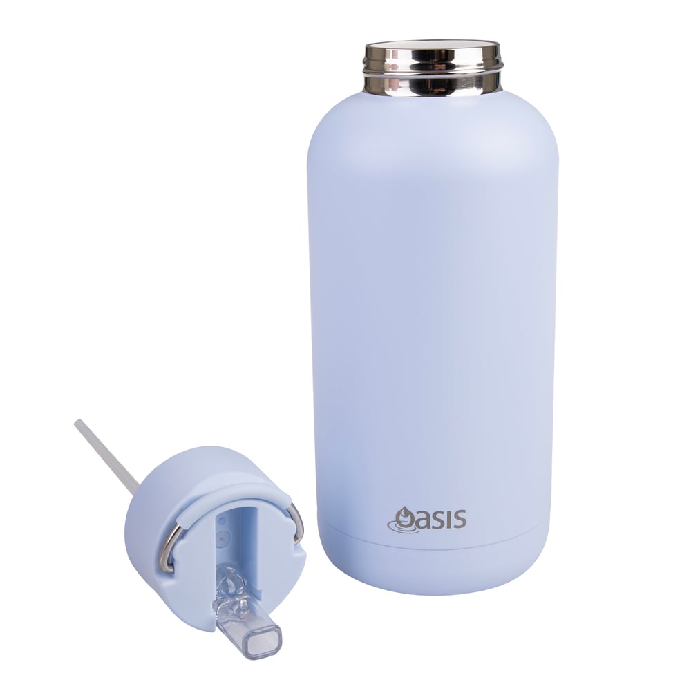 Oasis Moda Ceramic Lined Stainless Steel Triple Wall 1.5L Periwinkle