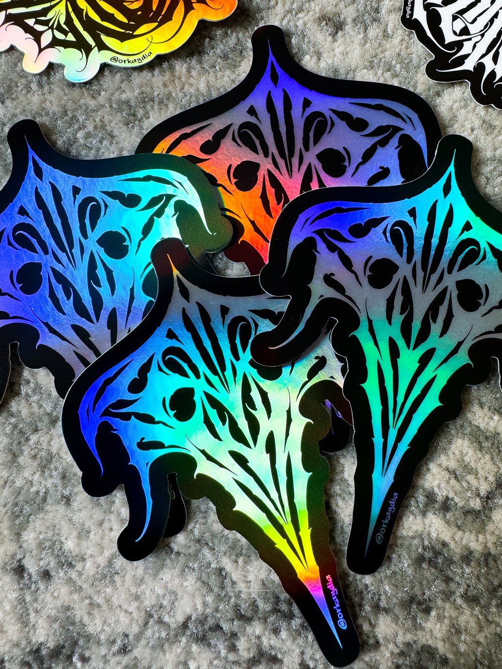 Holographic Ornament Sticker