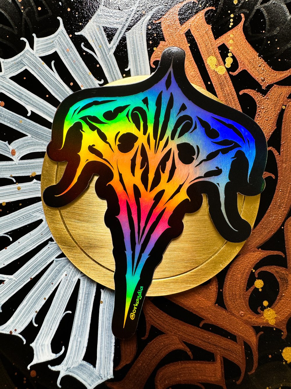 Holographic Ornament Sticker