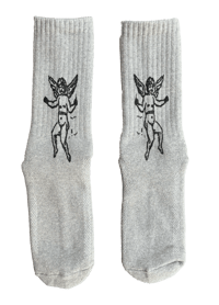 ANGEL SOCKS (GRAY)