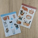 Planche de stickers - Natural cats