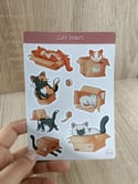 Planche de stickers - Natural cats