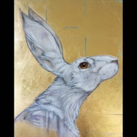 SYLVIA PARKINSON BROWN 'ROWENA' - MIXED MEDIA 