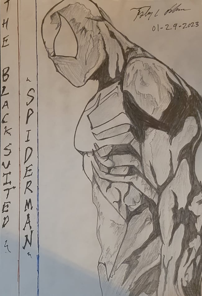 MARVELS - BLACK SUIT SPIDERMAN