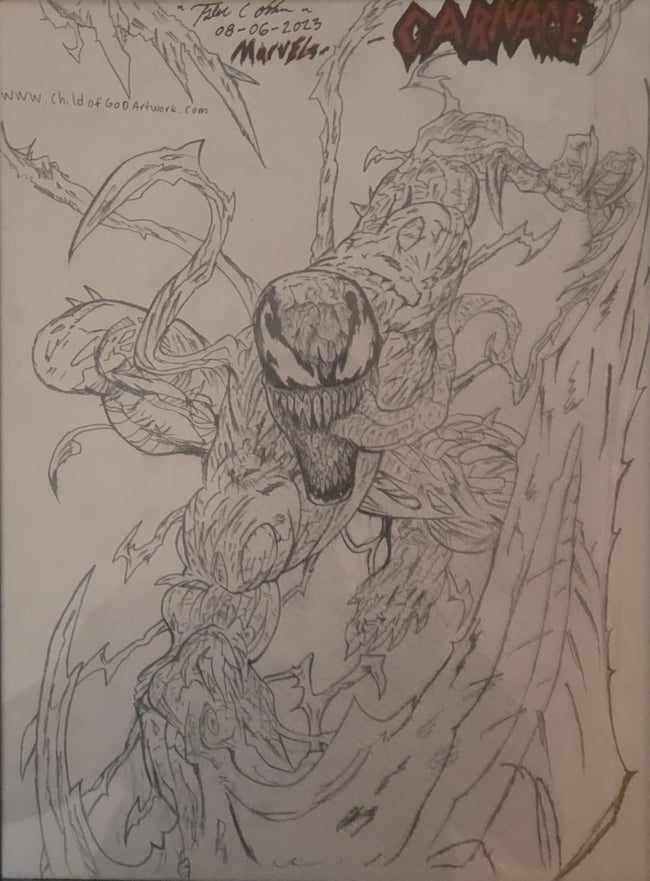 MARVELS- GLORIOUS CARNAGE SYMBIOTE 