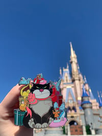Image 1 of Lucifer Cleans Up Nice Fantasy Pin