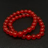 Red Chalcedony Bracelet (DYED)(8MM)