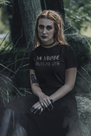 Image of As Above So Below Distressed T-Shirt