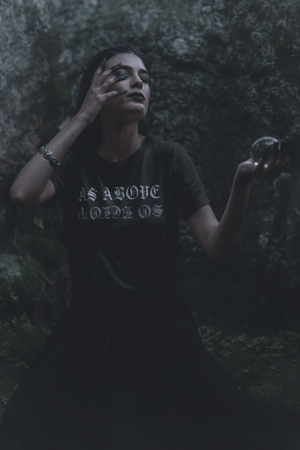 Image of As Above So Below Distressed T-Shirt