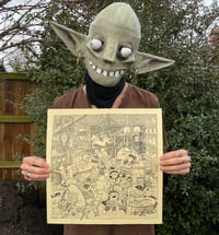 Image 1 of TAVERN BRAWL//TROUBLE BREWING AT THE OTTERS POCKET SCREENPRINT