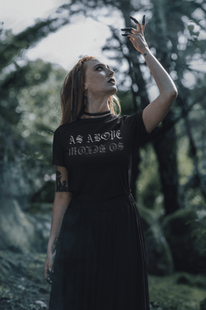 Image of As Above So Below Distressed T-Shirt