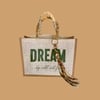 Olive Green Dream Tote Bag