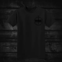 Image 2 of T-shirt Clou noir / noir 