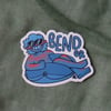 FLOAT BEND STICKER