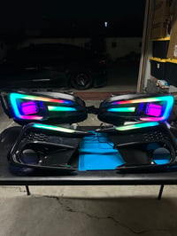 Image 1 of 18+ WRX Spyder Auto RGB Flowing Headlights & Bezel Kit