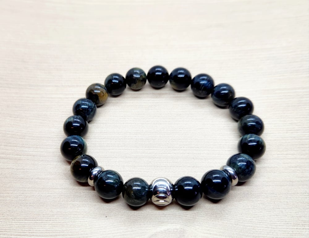 Image of Dark Blue Black Tiger Eye 