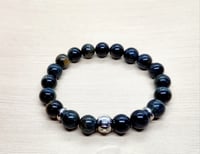 Image 1 of Dark Blue Black Tiger Eye 