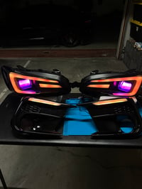 Image 2 of 18+ WRX Spyder Auto RGB Flowing Headlights & Bezel Kit