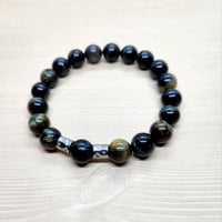 Image 1 of Dark Blue Black Tiger Eye2