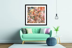 Image of Cecily Brown - Carnival and Lent, Fine Art Giclee Print, Square Poster