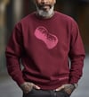 Peanut Logo Sweat Maroon