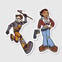 Image 2 of Gordon Freeman + Alyx Vance 2.0 Sticker