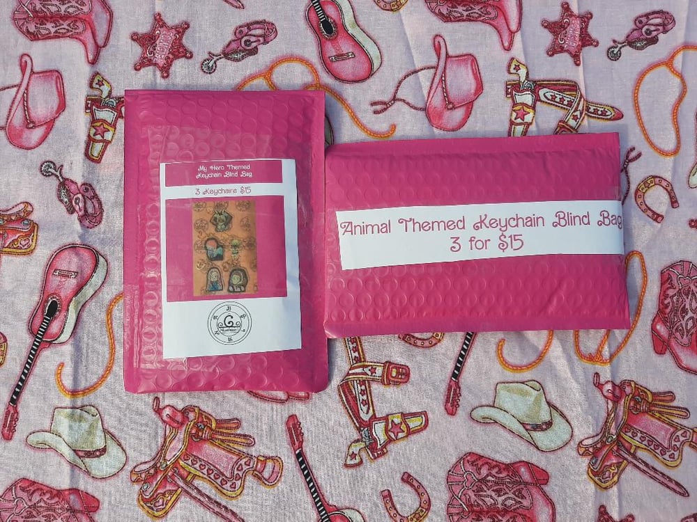 Image of Anime/Animal themed Keychain Blind Bags