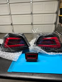 Image 1 of BRAND NEW IN BOX: 15-21 Subaru WRX / STI SubiSpeed TR LED Tail Lights W/ Matching F1 4th LED Light